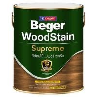 ราคา สีย้อมไม้ BEGER SUPREME C9301 สีใส เงา 1 แกลลอน (1154700)