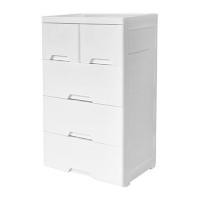 ราคา ตู้ลิ้นชัก 4 ชั้นทึบ STACKO NEAT 58x40x93.5 ซม. สีขาว (1155431)