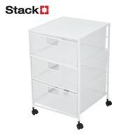 ราคา ชั้นลิ้นชักเหล็ก 3 ชั้น STACKO BILA 35.5x37.5x56 ซม. สีขาว (1156124)