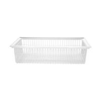 ราคา ตะกร้าทรงตื้นพร้อมเฟรม STACKO FLEXI 60x40x14 ซม. สีขาว (1156466)