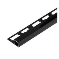ราคา คิ้วอะลูมิเนียมมุมเหลี่ยม HOME 9 มม. 2 ม. สีดำ (1156478)