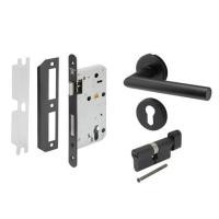 ราคา มือจับก้านโยกห้องน้ำ MORTISE HAFELE 499.10.135 สีดำ (1156930)