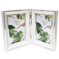 ราคา กรอบรูปคู่ HOME LIVING STYLE TROPICAL LEAVES 4x6 นิ้ว สีขาว (1157289)