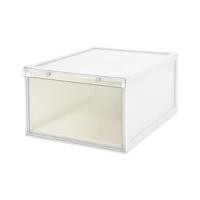 ราคา กล่องรองเท้า STACKO MAGNETIC LOCK MONO 28x37x18.3 ซม. สีขาว (1161385)