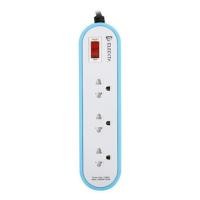ราคา รางปลั๊กไฟ 3 ช่อง 1 สวิตช์ ELECKTA ET3146-3BL 3 เมตร สีฟ้า (1163837)