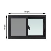 ราคา WINDOW ASIA หน้าต่างบานเลื่อน อลูมิเนียม มุ้ง F-S-S-F 240X110 ซม. รุ่น F10