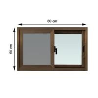 WINDOW ASIA หน้าต่างบานเลื่อน อลูมิเนียม มุ้ง F-S-S-F 240X110 ซม. รุ่น F10