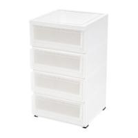 ราคา ตู้ลิ้นชัก 4 ชั้น มีล้อ STACKO MONO 43x43x76 ซม. สีขาว (1164272)