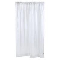 ราคา ผ้าม่านโปร่งสอดหู HOME LIVING STYLE RAIN 160X160 ซม. สีขาว (1164356)