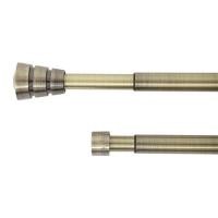 ราคา ราง 2 ชั้น ยืดหด HOME LIVING STYLE REEVER 120-210 ซม. สีทองเหลือง (1164668)