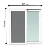 ราคา หน้าต่างเลื่อน UPVC S-S มุ้ง WINDOW ASIA ECO 100X100 ซม. สีขาว (1165800)