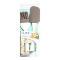 ราคา ชุดไม้พาย+แปรง COOK CHARMY 2 ชิ้น ด้ามขาว (1165989)