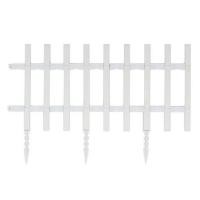 ราคา รั้วพลาสติกปักพื้น SPRING ปลายตรง 30 ซม. สีขาว (1166069)