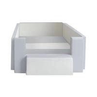 ราคา คอกกั้นเด็ก GEKO 3.5 ฟุต หนัง PU สีเทา/ขาว (1166093)