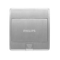 ราคา กล่องเต้ารับฝังพื้นสเตนเลส PHILIPS LEAF สีเงิน (1166234)