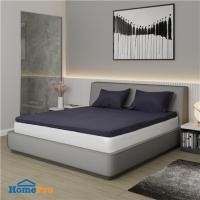 ราคา ชุดผ้าปู TOPPER 5 ฟุต 3 ชิ้น HOME LIVING STYLE LISA สีกรมท่า (1167233)