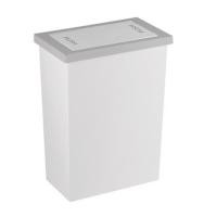ราคา ถังขยะเหลี่ยมฝาสวิง ACCO Slim ขนาด 8L สีขาว/เทา (1167709)