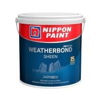 ราคา สีน้ำทาภายนอก NIPPON PAINT WHEATHERBONDSHEENBASE B 1GL (1170087)