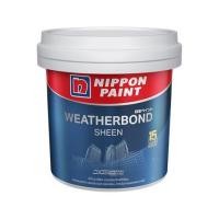 ราคา สีน้ำทาภายนอก NIPPON PAINT WEATHERBONDSHEEN BASE A 9L (1170148)