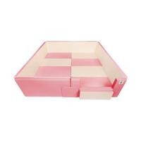 ราคา คอกกั้นเด็ก GEKO ไซซ์ L หนัง PU สีชมพู/ครีม (1170163)