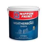 ราคา สีน้ำทาภายนอก NIPPON PAINT WEATHERBONDSHEEN BASEC 1GL (1170201)