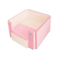 ราคา คอกกั้นเด็ก GEKO ไซซ์ S หนัง PU สีชมพู/ครีม (1170332)