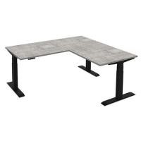 ราคา โต๊ะทำงานปรับระดับ ERGOTREND SIT 2 STAND GEN3 L-SHAPE 180 ซม. สี CONCRETE/ดำ (1174447)
