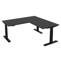 ราคา โต๊ะทำงานปรับระดับ ERGOTREND SIT 2 STAND GEN3 L-SHAPE 180 ซม. สี GRAPHITE/ดำ (1174489)