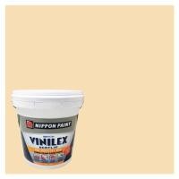 ราคา สีน้ำทาภายนอก NIPPON PAINT VINILEX ACRYLIC #T582 สี HONEY CREAM ด้าน 2.5 แกลลอน (1175152)