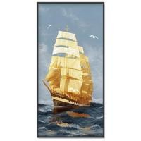 ราคา กรอบรูปภาพเรือสำเภาทอง DOSEART 40x80 ซม. (1176993)