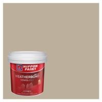 ราคา สีน้ำทาภายนอก NIPPON PAINT WEATHERBOND สี CURLING DARK #NPN1853T กึ่งเงา 9 ลิตร (1177471)