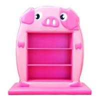 ราคา ชั้นวางของเด็กแบบตั้งพื้น PLAYSANOOK หมู สีชมพู (1177708)