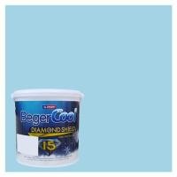 ราคา สีน้ำทาภายนอก BEGER COOL DIAMONDSHIELD 15 สี CELESTIAL SKY #034-3 กึ่งเงา 9 ลิตร (1178185)