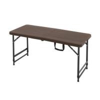 ราคา โต๊ะพับครึ่งลายไม้ HDPE 3 ระดับ SPRING 118 ซม. (1180795)