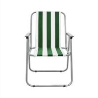 ราคา เก้าอี้สนาม NL HOME ลายเส้น สีเขียว/ขาว (1181508)