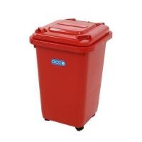 ราคา ถังขยะฝาเปิดปิด มีล้อ ACCO CLEAN 32 ลิตร สีแดง (1183795)