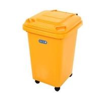 ราคา ถังขยะฝาเปิดปิดมีล้อ ACCO CLEAN 60 ลิตร สีเหลือง (1183831)