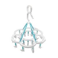 ราคา ห่วงตากผ้าพลาสติกดอกไม้ 24 กิ๊บ PLIM สีขาว/ฟ้า (1185668)