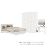 KONCEPT ชุดห้องนอน 6 ฟุต พร้อมตู้บานเปิด 160 ซม. รุ่น MONETA