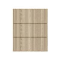 PARAZZO ตู้ลิ้นชัก 3 ชั้น WPC บานเพ่ 50x60 ซม. รุ่น ENZO