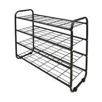 ราคา ชั้นวางรองเท้า 4 ชั้น STACKO KEEP 70x27x58 ซม. สีดำ (1194412)