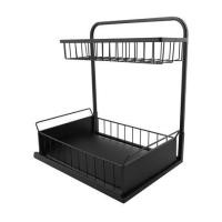 ราคา ชั้นวางเครื่องปรุง 2 ชั้น KECH MODISH สีดำ (1194840)