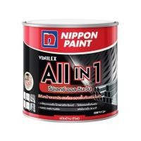 ราคา สีน้ำมัน NIPPON PAINT VINILEX ALL IN 1 FLAT #F914 สีดำ ด้าน 1 แกลลอน (1197836)