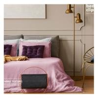 ราคา ผ้าปูที่นอน 7 ฟุต BED CLIP MICROTEX สีชมพู (1197927)