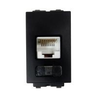 ราคา เต้ารับคอมพิวเตอร์ ELECKTA BASIC CAT 6 สีดำ (1199166)
