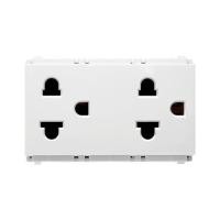 ราคา เต้ารับคู่ 3 ขา มีกราวด์ PHILIPS LEAF สีขาว (1199498)