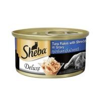 ราคา อาหารเปียกแมว SHEBA DELUXE TUNA FLAKES WITH SHREDDED CRAB IN GRAVY 85 ก. (1202649)