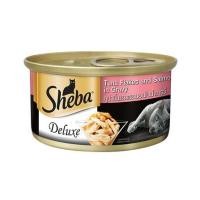 ราคา อาหารเปียกแมว SHEBA DELUXE TUNA FLAKES AND SALMON IN GRAVY 85 ก. (1202711)