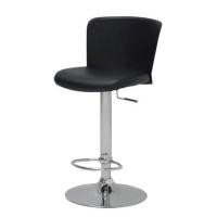 Koncept Furniture เก้าอี้สตูลบาร์เหล็กเบาะหนัง รุ่น LINAS