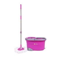 ราคา ชุดอุปกรณ์ถังปั่นพร้อมไม้ม็อบ BE WISH PINK DAILY 2 สีชมพู (1204814)